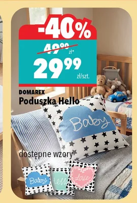 Poduszka DOMAREX Hello promocja w Biedronka Home