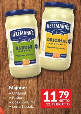 Majonez Original Babuni promocja w Makro