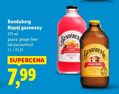 Napój gazowany passionfruit promocja w Lidl