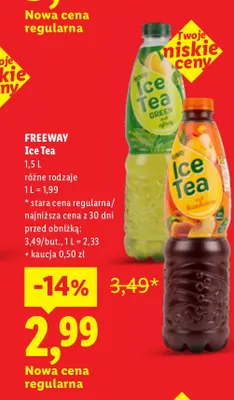 Ice Tea Freeway promocja w Lidl