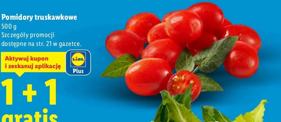 Pomidory truskawkowe promocja w Lidl