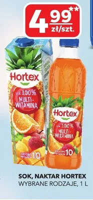 Sok, nektar HORTEX promocja w Top Market