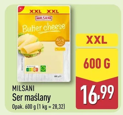Ser maślany promocja w Aldi
