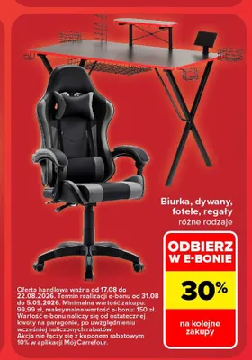 Regał promocja w Carrefour