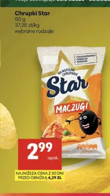 Chrupki Star Maczugi promocja w Delikatesy Centrum