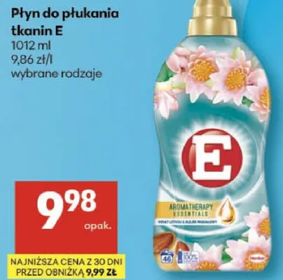 Płyn do płukania tkanin E promocja w Delikatesy Centrum