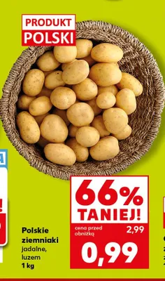 Ziemniaki jadalne polskie luzem Kaufland promocja w Kaufland