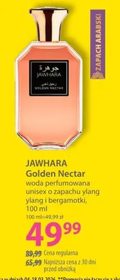 Woda perfumowana Golden Nectar promocja w Hebe