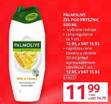 Żel pod prysznic Palmolive 500 ml promocja w Selgros
