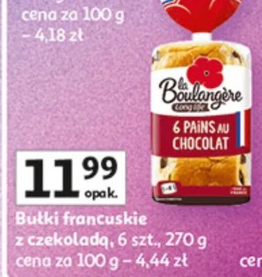 Bułeczki 6 Pains au Chocolat promocja w Auchan