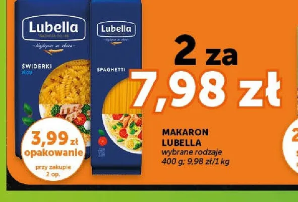 Makaron Lubella świderki promocja w Groszek