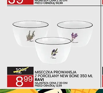 Miseczka Prowansja z porcelany New Bone 350 ml Ravi promocja w Wafelek