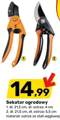 Sekator ogrodowy 1 promocja w Bricomarche