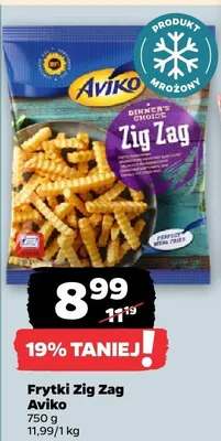 Frytki Zig Zag promocja w Netto