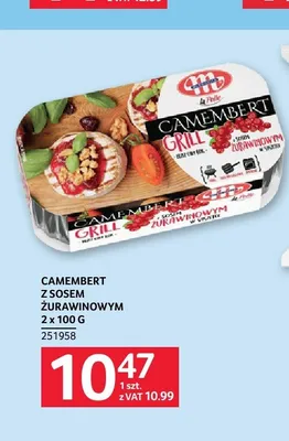 Ser Camembert na grill z sosem żurawinowym La Polle promocja w Selgros