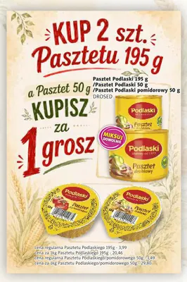 Pasztet Podlaski pomidorowy Drosed promocja w Prim Market