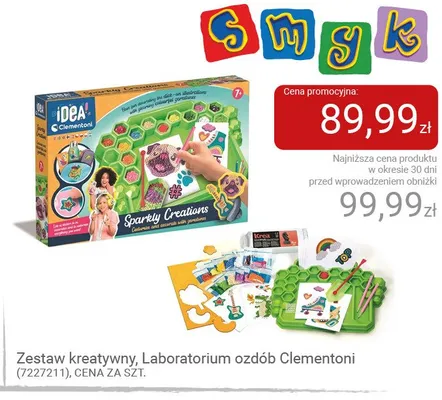 Zestaw kreatywny Laboratorium ozdób Clementoni promocja w Smyk