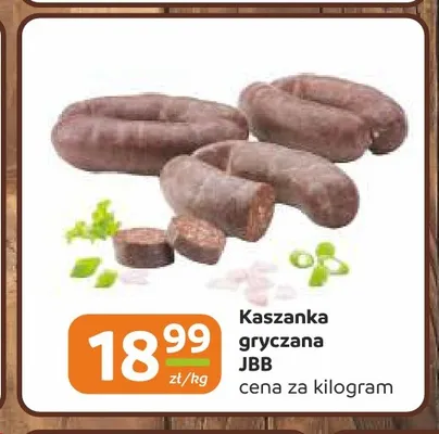 Kaszanka gryczana JBB promocja w Gama