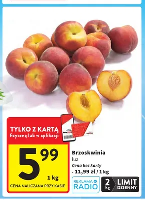 Brzoskwinie promocja w Intermarche