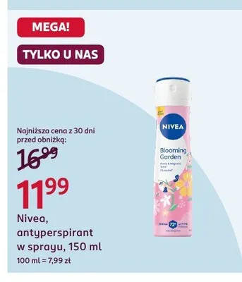 Antyperspirant w sprayu promocja w Rossmann