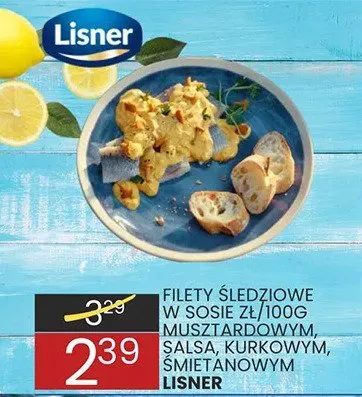 Filety śledziowe w sosie musztardowym, kurkowym, śmietanowym promocja w Wafelek