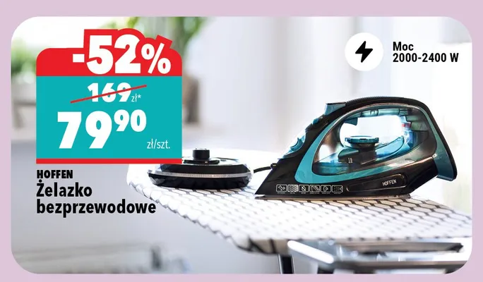 Żelazko bezprzewodowe promocja w Biedronka Home