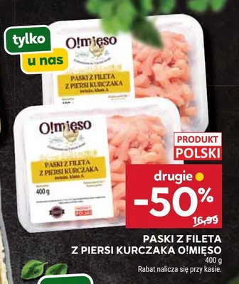 Paski z fileta z piersi kurczaka promocja w Stokrotka