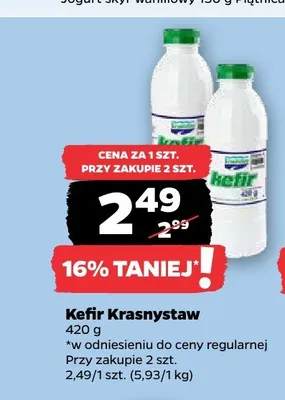 Kefir Krasnystaw promocja w Netto