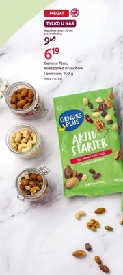 Mieszanka orzechów i owoców Genuss Plus Aktiv-Starter promocja w Rossmann