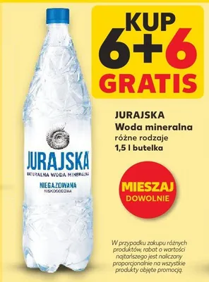Woda mineralna różne rodzaje promocja w Kaufland