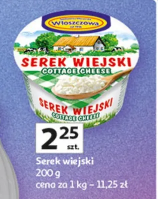 Serek wiejski promocja w Auchan