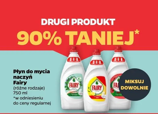 Płyn do mycia naczyń DRUGI -90% promocja w Netto