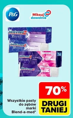 Pasty do zębów marki Blend-a-med promocja w Carrefour