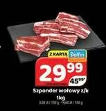Szponder wołowy z kością promocja w Delfin