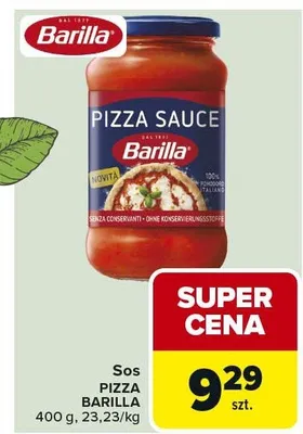 Sos Pizza Sauce Barilla promocja w Carrefour Market