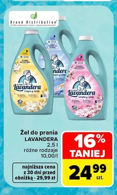 Żel do prania Lavandera promocja w Carrefour