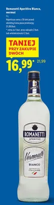 Wermut Aperitivo Bianco promocja w Lidl