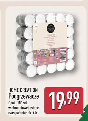Podgrzewacze Home Creation promocja w Aldi