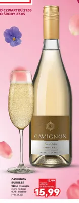 Wino musujące Cavignon Bubbles promocja w Kaufland