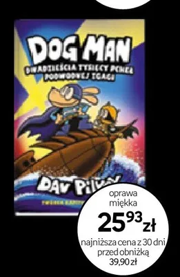 Książka Dog Man Dwadzieścia Tysięcy Pcheł Podwodnej Żeglugi oprawa miękka promocja w Empik