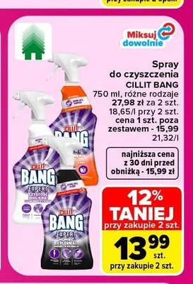 Spray do czyszczenia Cillit Bang promocja w Carrefour