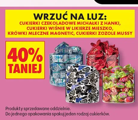 Cukierki czekoladowe Michałki z Hanki promocja w Biedronka