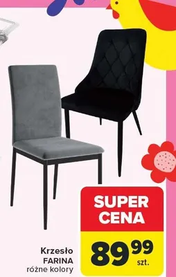 Krzesło Farina różne kolory promocja w Carrefour
