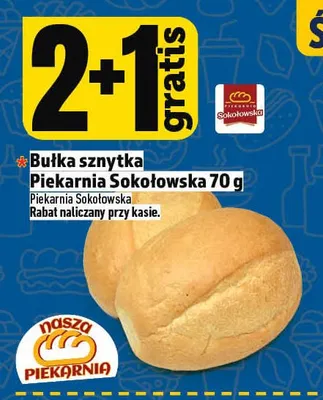 Bułka sznytka Piekarnia Sokołowska promocja w TOPAZ