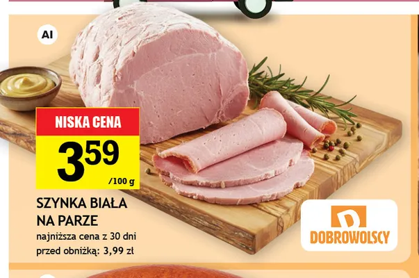 Szynka biała na parze Dobrowolscy promocja w Gram Market