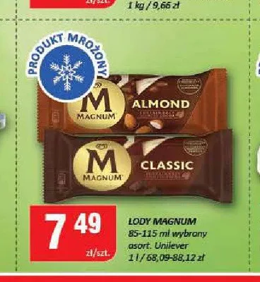 Lody Magnum Classic promocja w Chorten