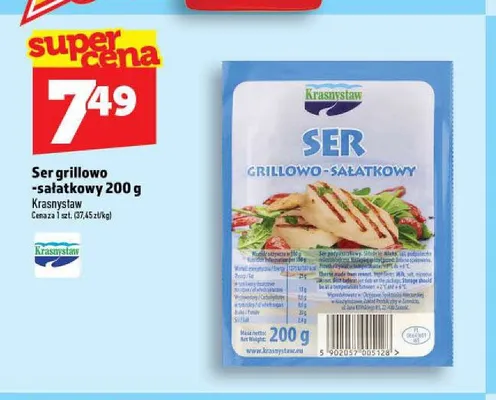 Ser grillowo-sałatkowy Krasnystaw promocja w TOPAZ