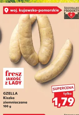 Kiszka ziemniaczana Gzella promocja w Kaufland