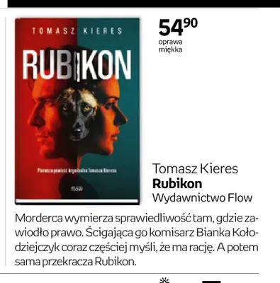 Książka Tomasz Kieres Rubikon Wydawnictwo Flow promocja w Empik