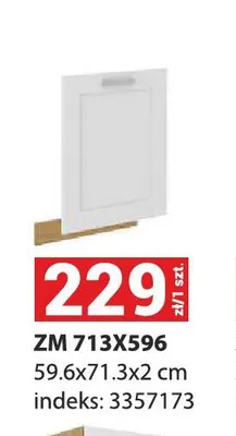 Front kuchenny Luna ZM 713x596 59.6x71.3x2cm promocja w Merkury Market